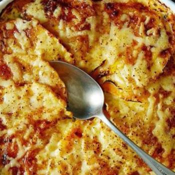 Potato and Celery Root Gratin