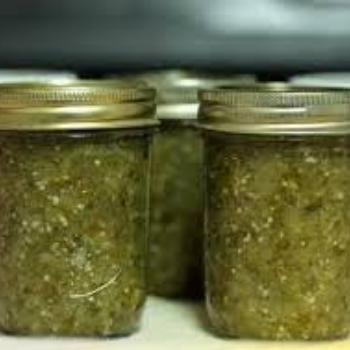 Tomatillo Salsa-Canning